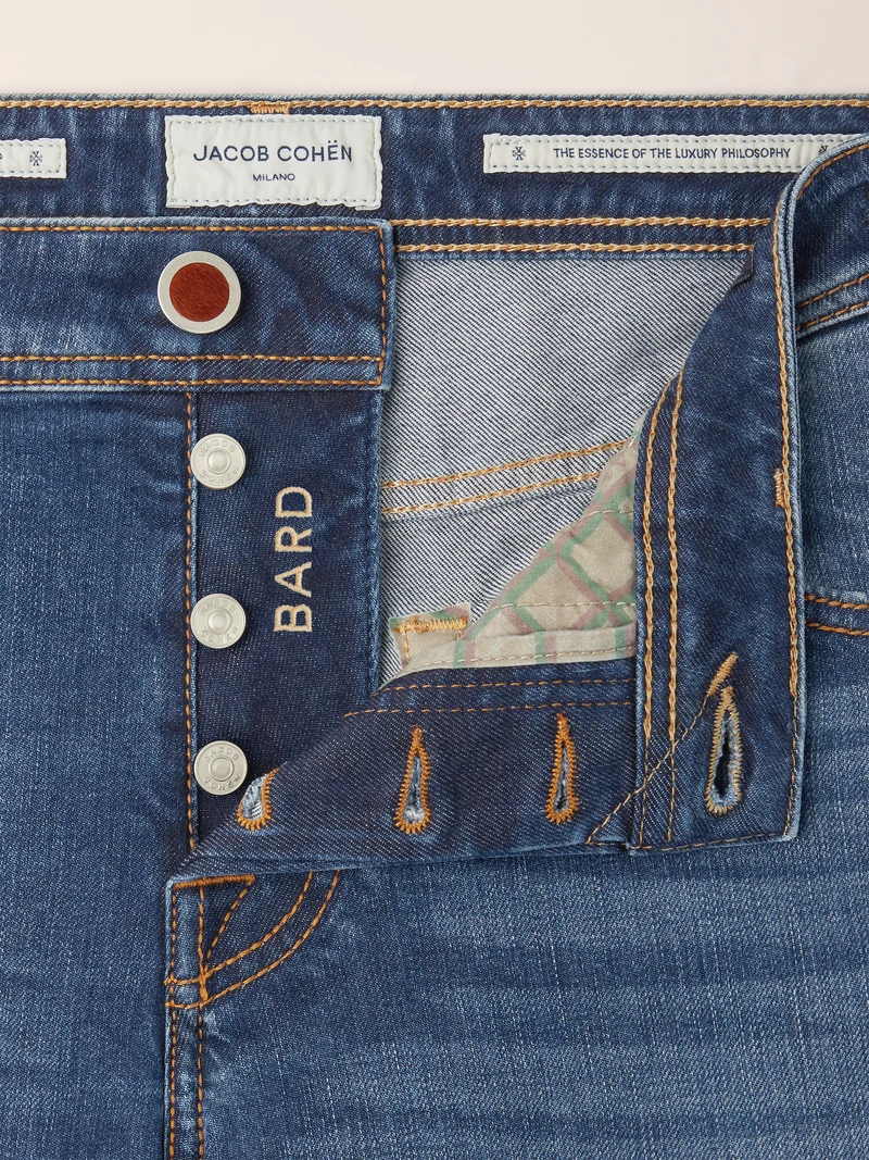 Bard – Stretch Cotton-Silk Jeans