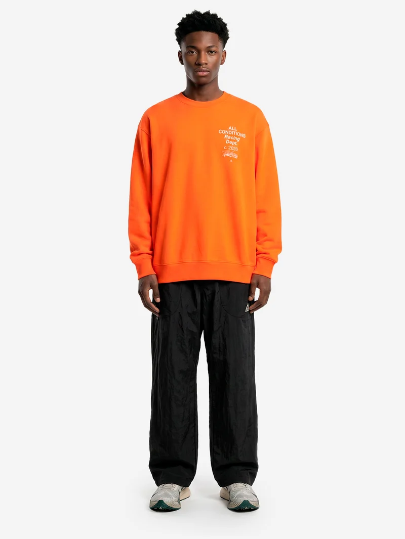 ACG Felpa Girocollo 'Tuff Fleece' arancione Dri-FIT