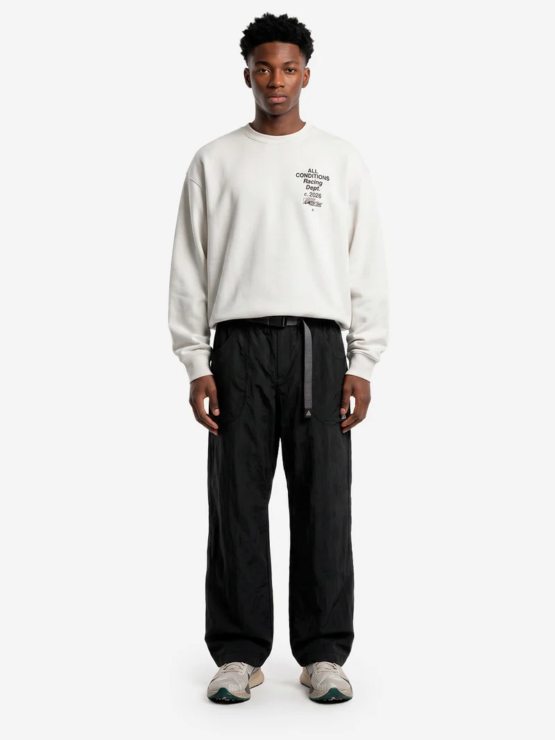 ACG Felpa Girocollo 'Tuff Fleece' bianca Dri-FIT