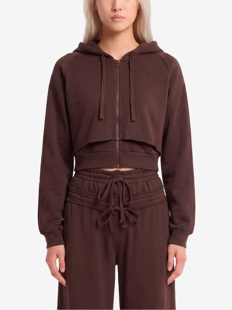 Felpa marrone con cappuccio SST Double Front