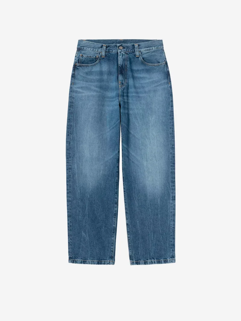 Pantaloni 'Landon' in denim blu marble used wash