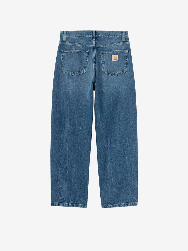 Pantaloni 'Landon' in denim blu marble used wash