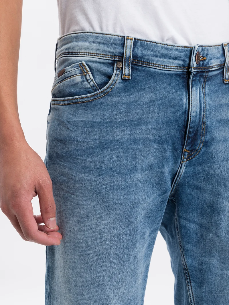 LEOM | HERREN SWEAT DENIM SHORTS