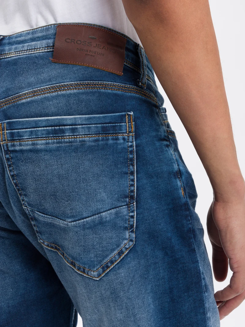 LEOM | HERREN SWEAT DENIM SHORTS