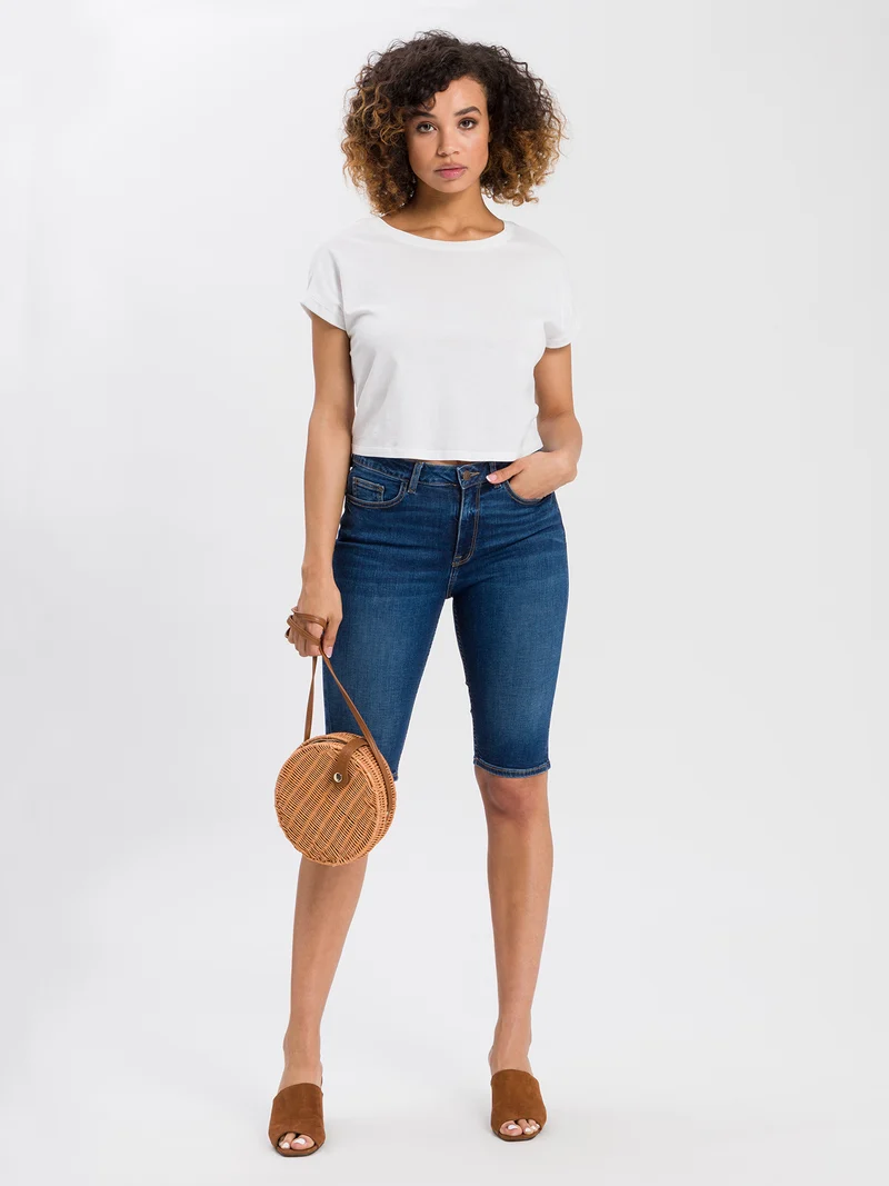 AVRIL | DAMEN JEANS SHORTS