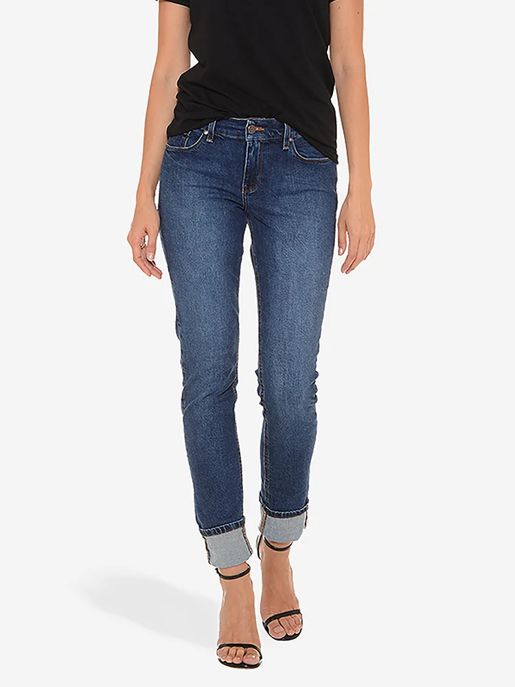 Women’s Best Sellers Mid Rise Slim Straight Jeans