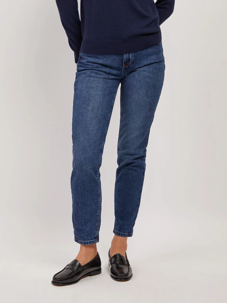 Oliver High Rise Slim Mom Jeans