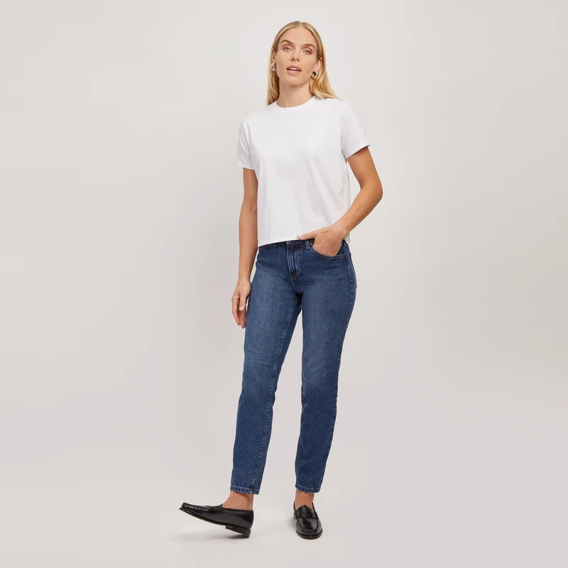 Oliver High Rise Slim Mom Jeans