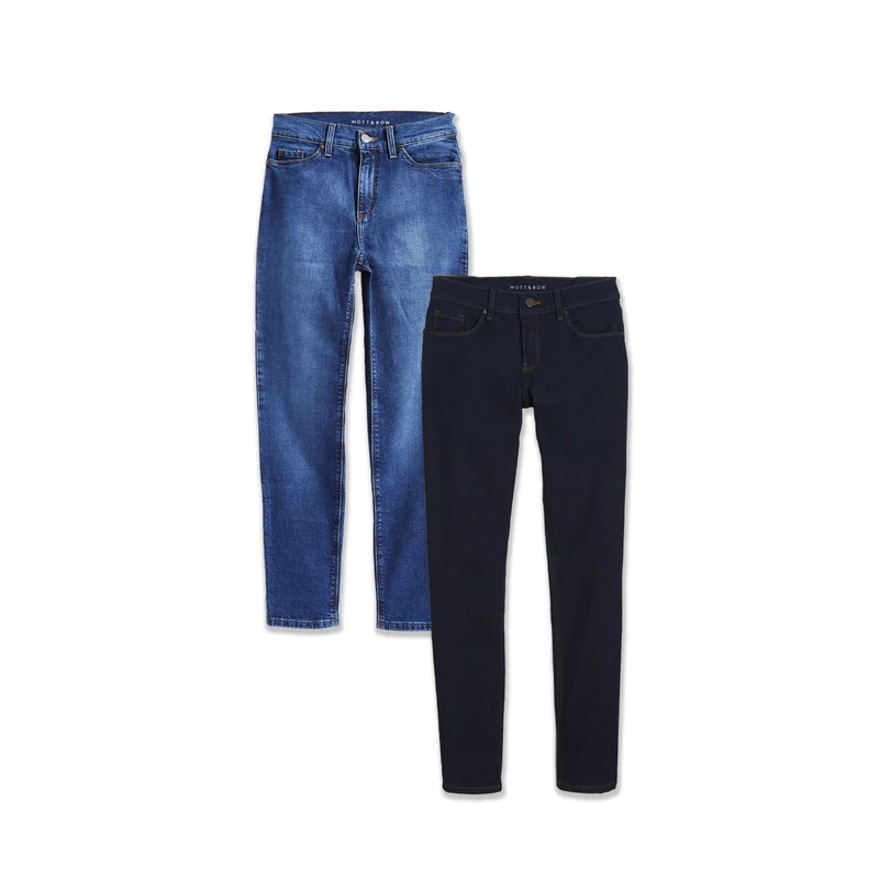 Ridge Mid Rise Slim Straight 2-Pack
