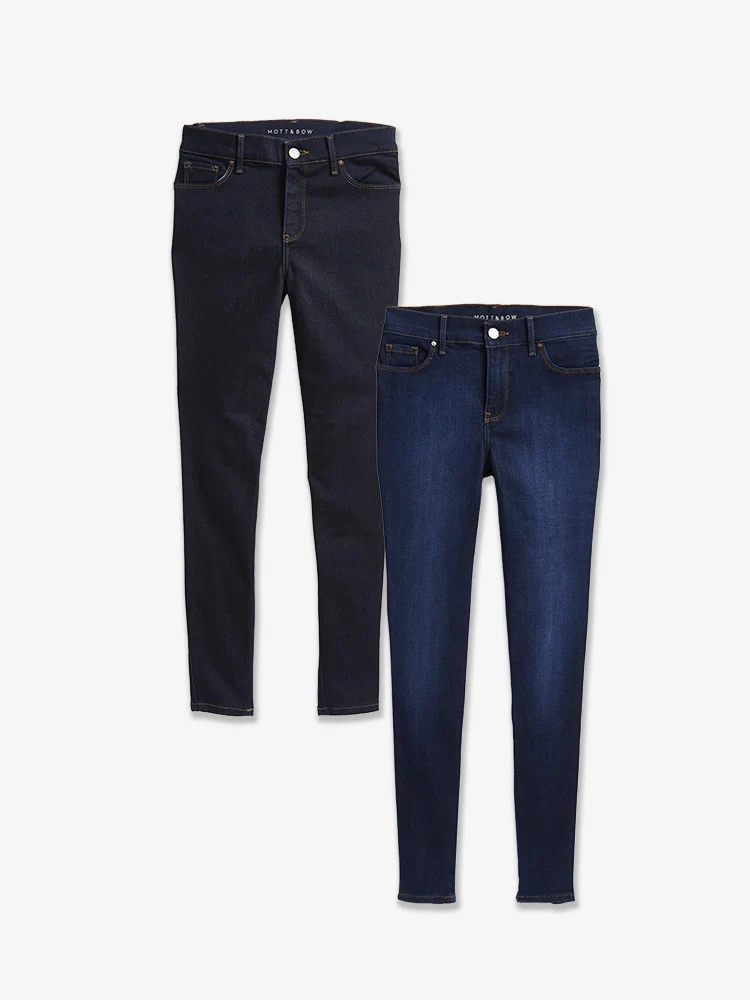 Jane Mid Rise Skinny 2-Pack