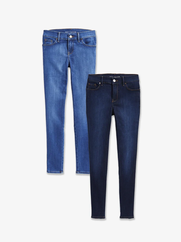 Jane Mid Rise Skinny 2-Pack
