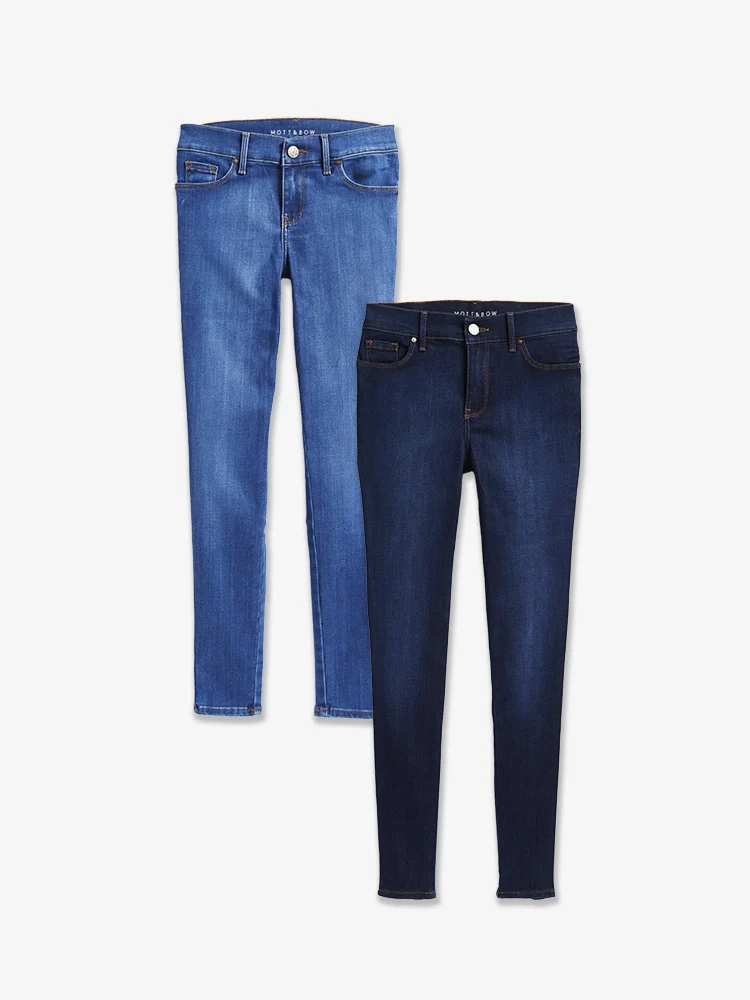 Jane Mid Rise Skinny 2-Pack