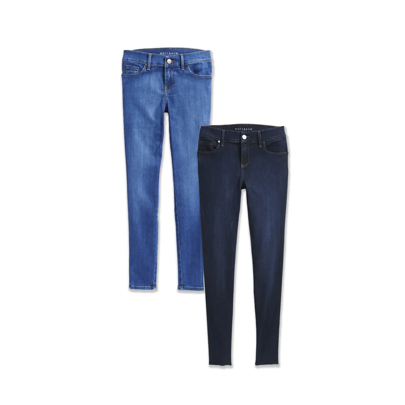 Jane Mid Rise Skinny 2-Pack
