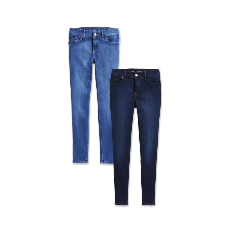 Jane Mid Rise Skinny 2-Pack