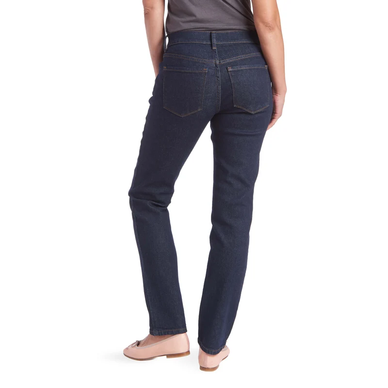 Mid Rise Slim Straight Grand Jeans