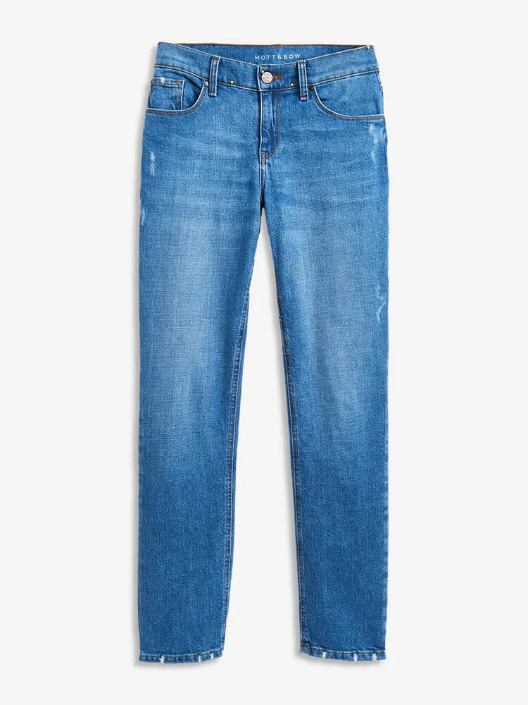 Charlton High Rise Slim Mom Jeans