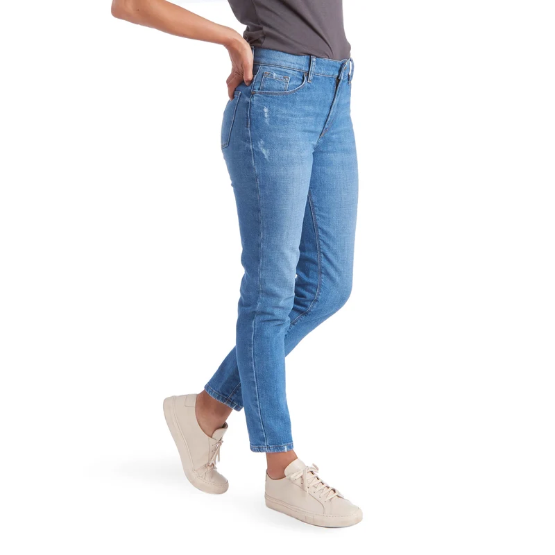 Charlton High Rise Slim Mom Jeans