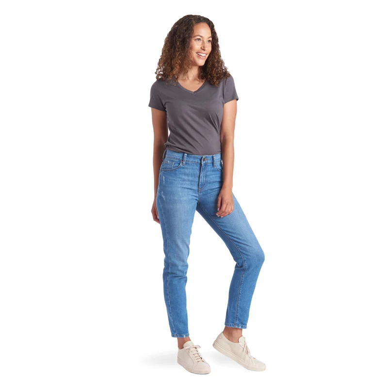 Charlton High Rise Slim Mom Jeans
