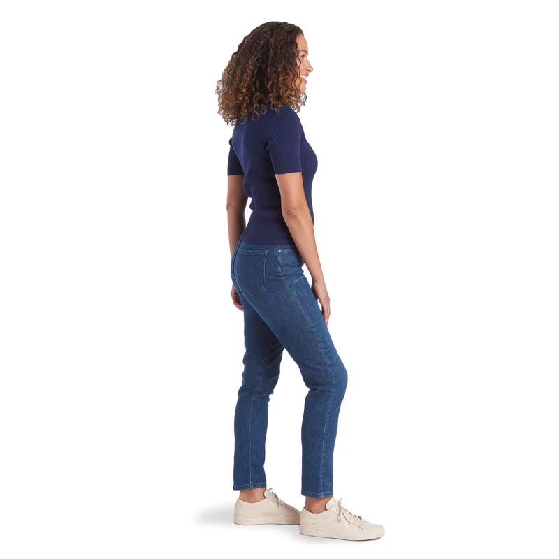 Charlton High Rise Slim Mom Jeans