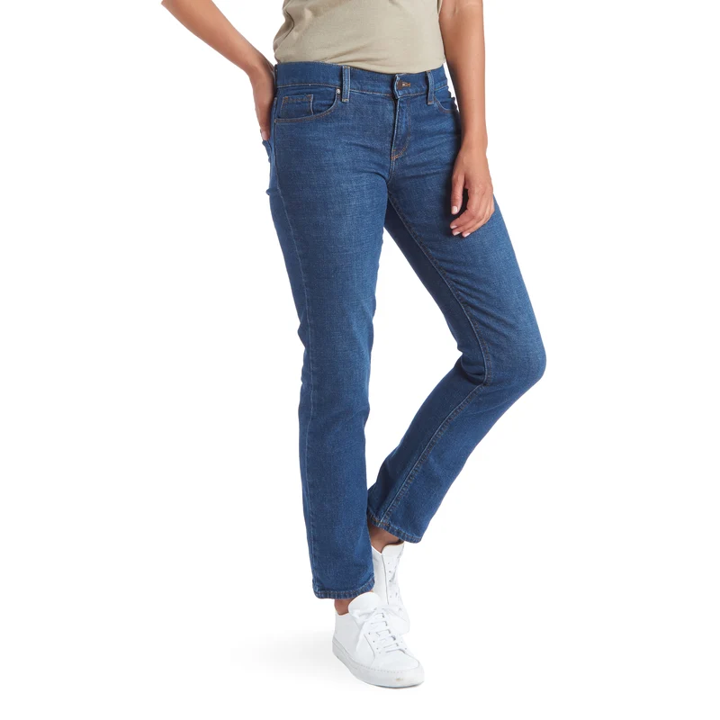 Charlton Mid Rise Slim Straight Jeans