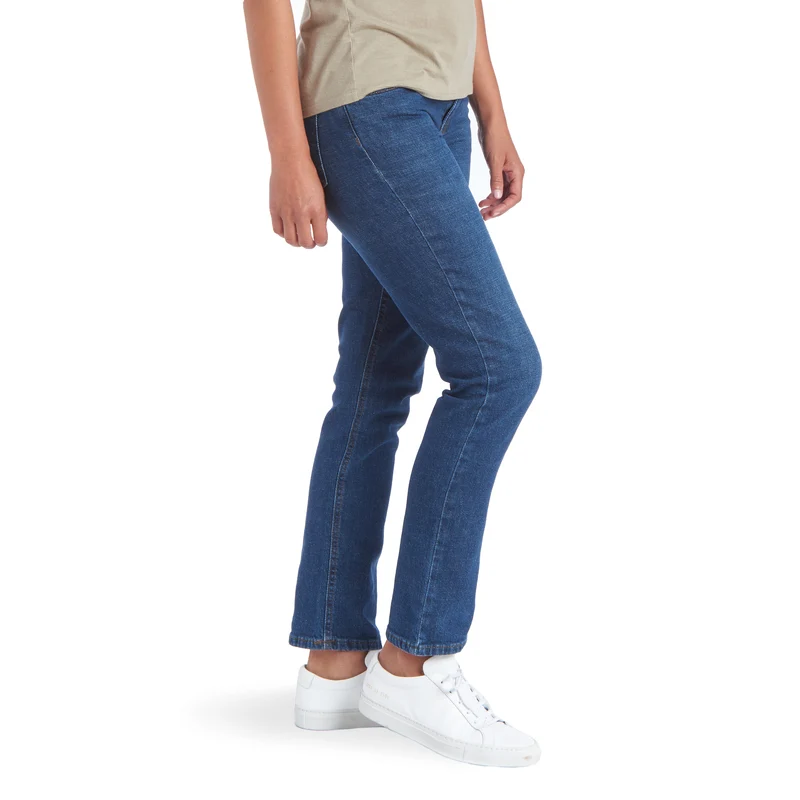 Charlton Mid Rise Slim Straight Jeans