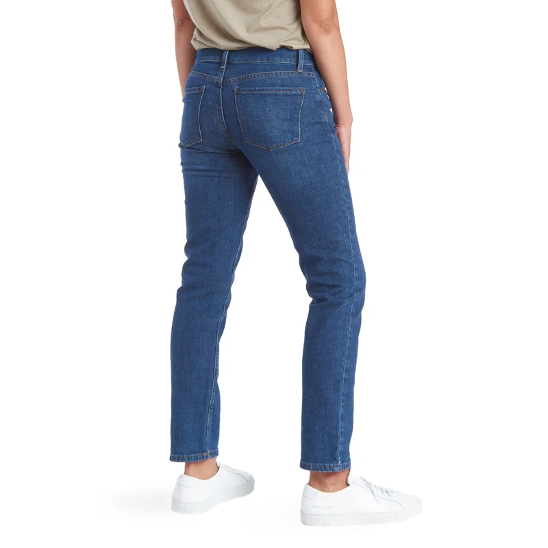 Charlton Mid Rise Slim Straight Jeans