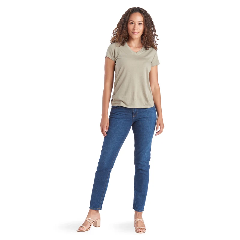 Charlton Mid Rise Slim Straight Jeans