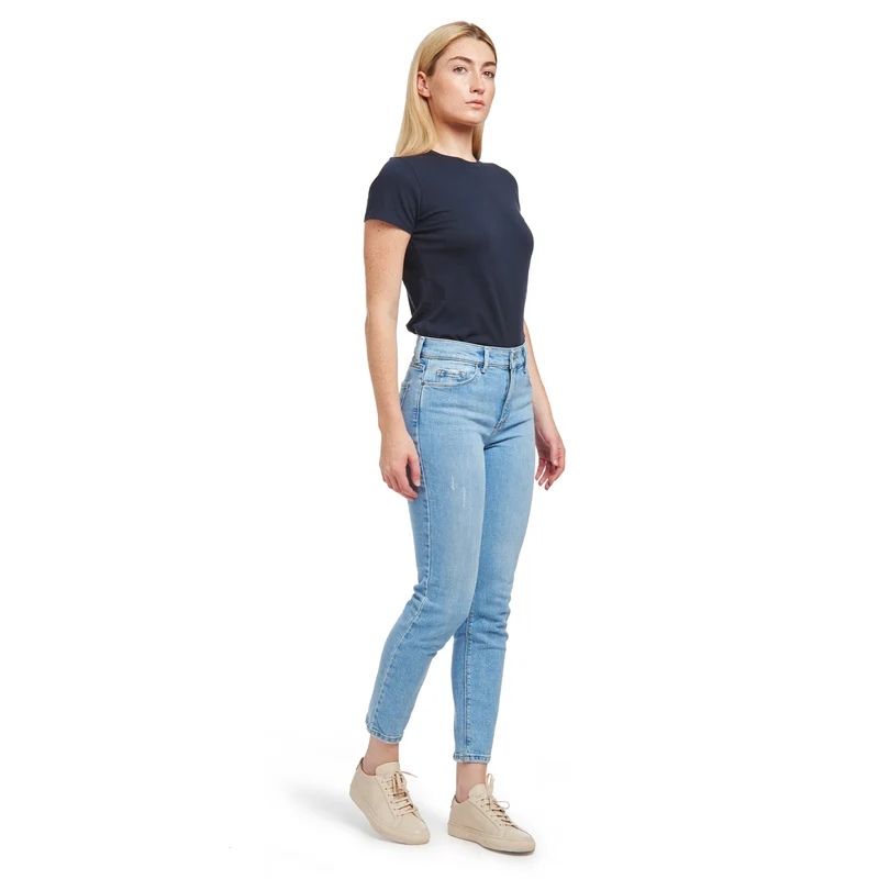 Hubert High Rise Slim Mom Jeans