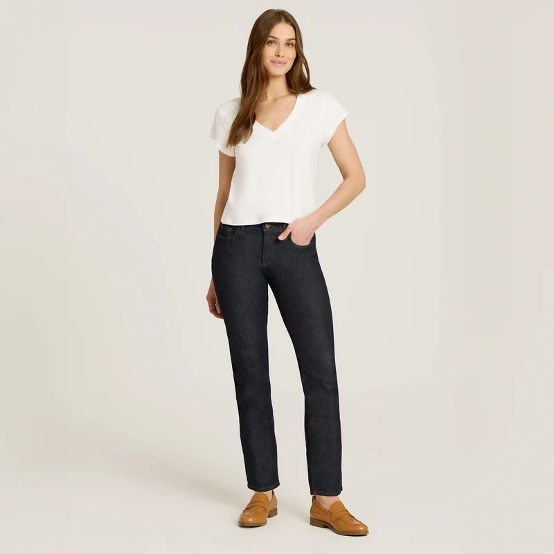 Slim Straight Ridge Jeans