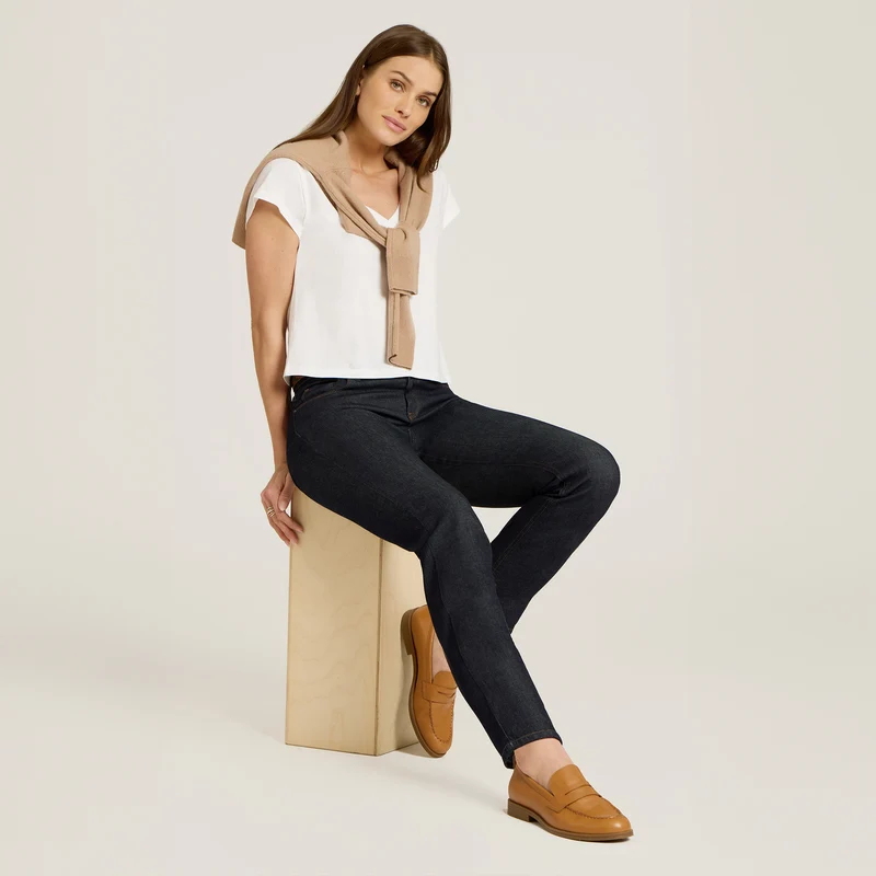 Slim Straight Ridge Jeans