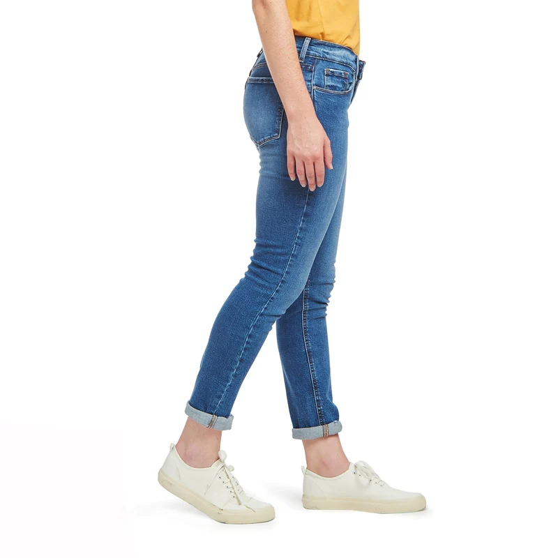 Ridge Mid Rise Slim Straight Jeans