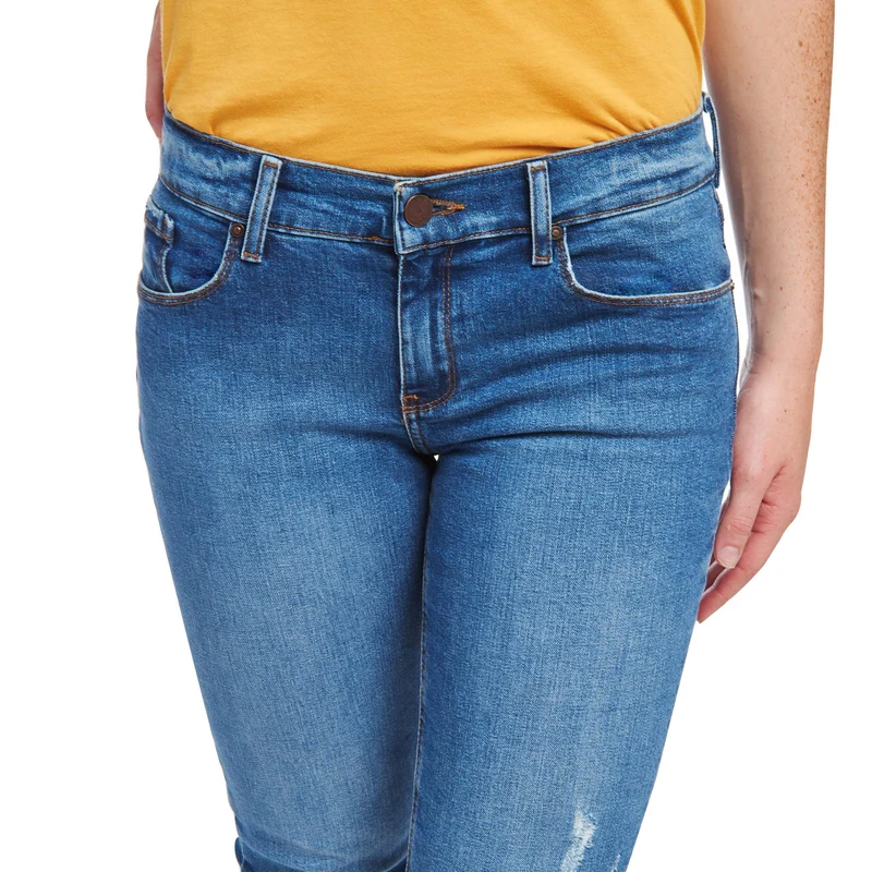 Ridge Mid Rise Slim Straight Jeans