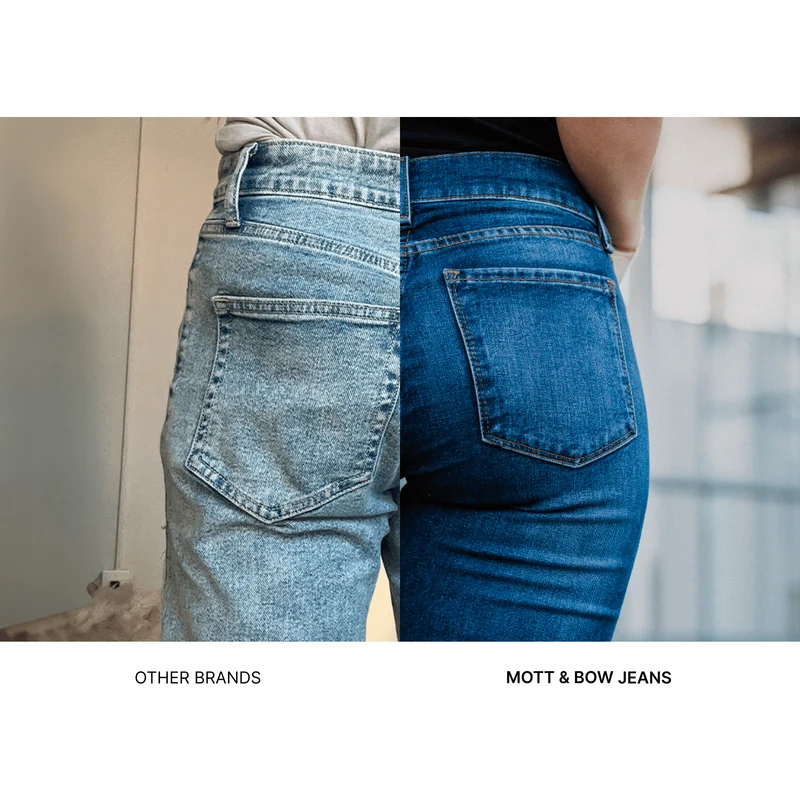 Ridge Mid Rise Slim Straight Jeans