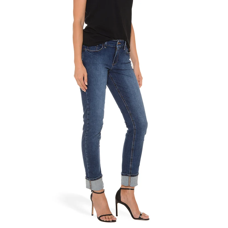 Ridge Mid Rise Slim Straight Jeans
