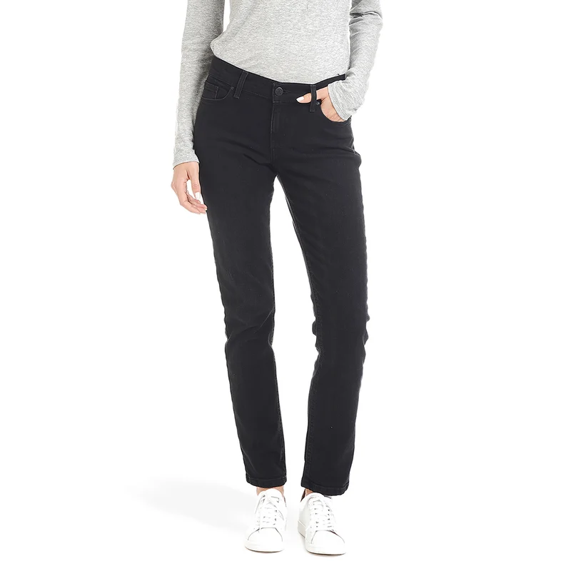 Allen Mid Rise Slim Straight Jeans