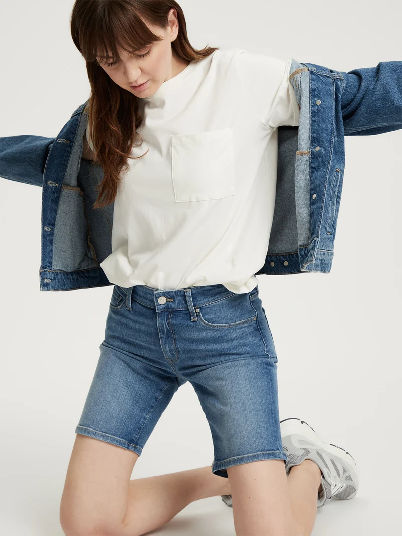 ANYA SHORT | SLIM FIT JEANS SHORTS