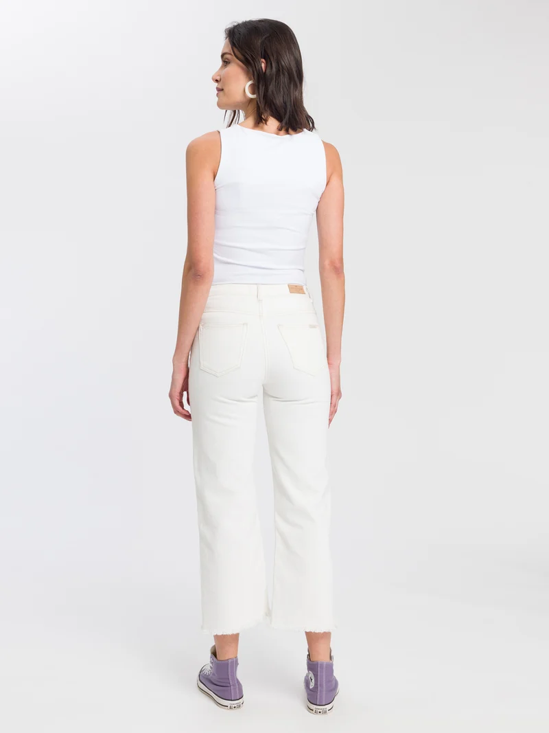 WIDE LEG CROPPED | REGULAR FIT JEANS