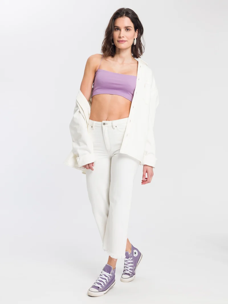WIDE LEG CROPPED | REGULAR FIT JEANS