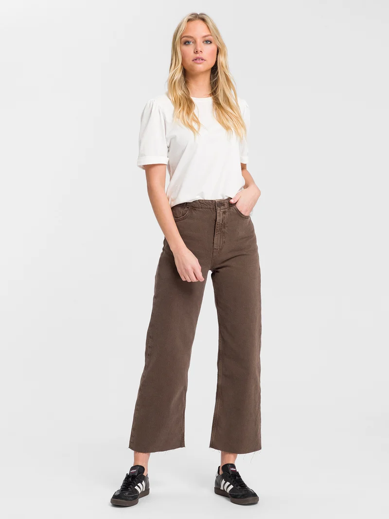 WIDE LEG CROPPED | REGULAR FIT