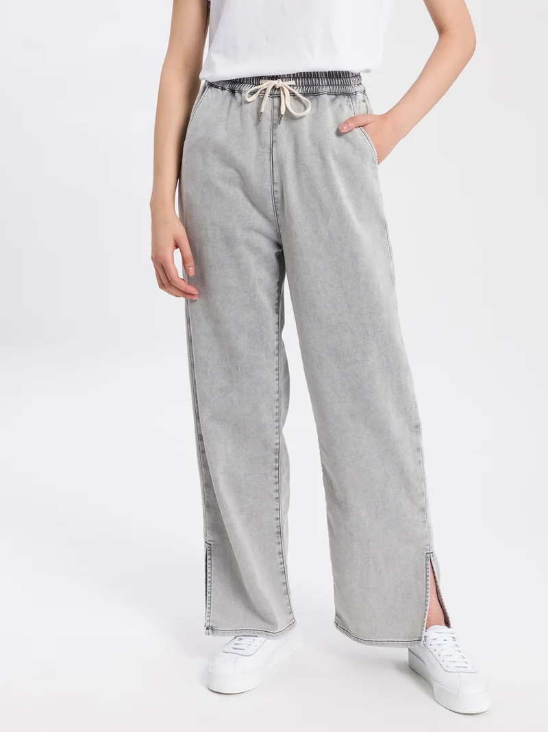 STRAIGHT | REGULAR FIT SWEAT DENIM JOGG PANTS
