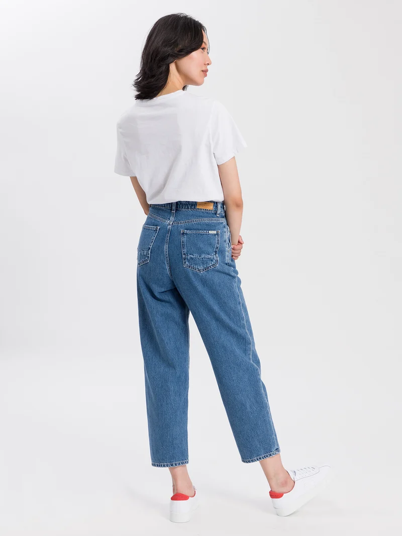 PLEATED SLOUCHY | LOOSE FIT JEANS