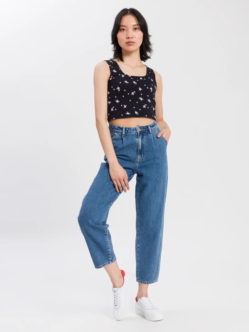 PLEATED SLOUCHY | LOOSE FIT JEANS