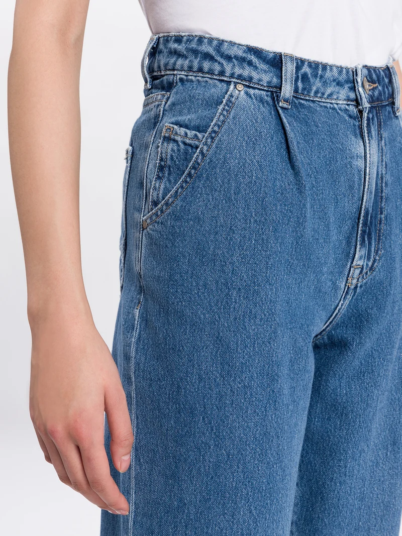 PLEATED SLOUCHY | LOOSE FIT JEANS