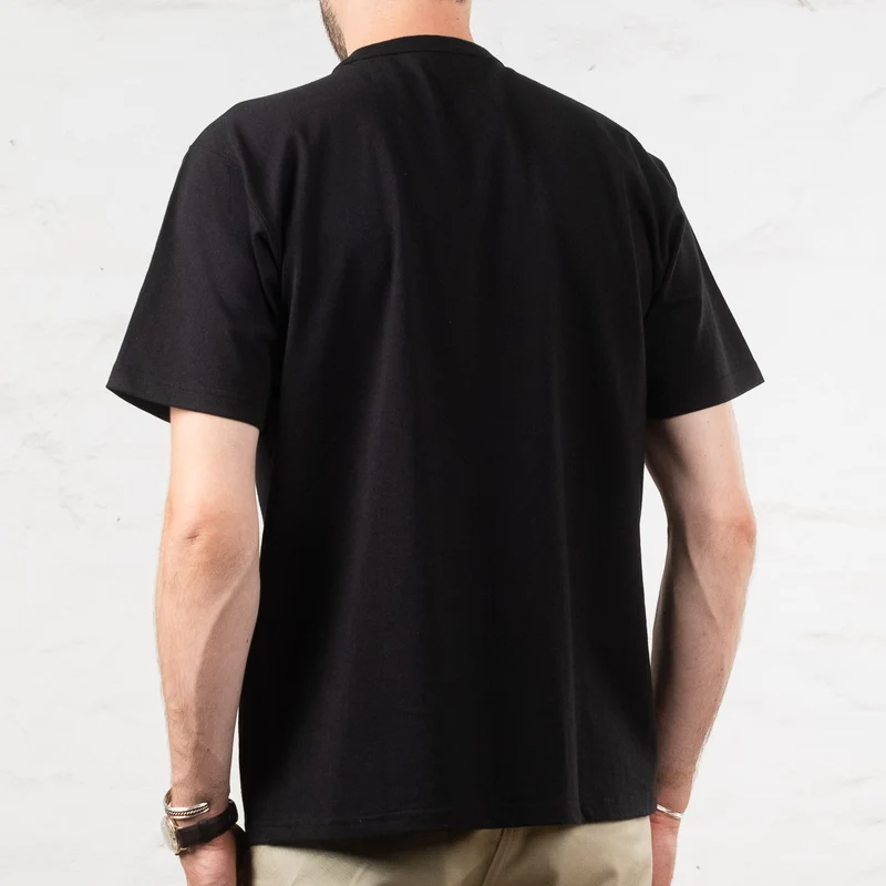THE REAL McCOY'S Logo T-Shirt Schwarz