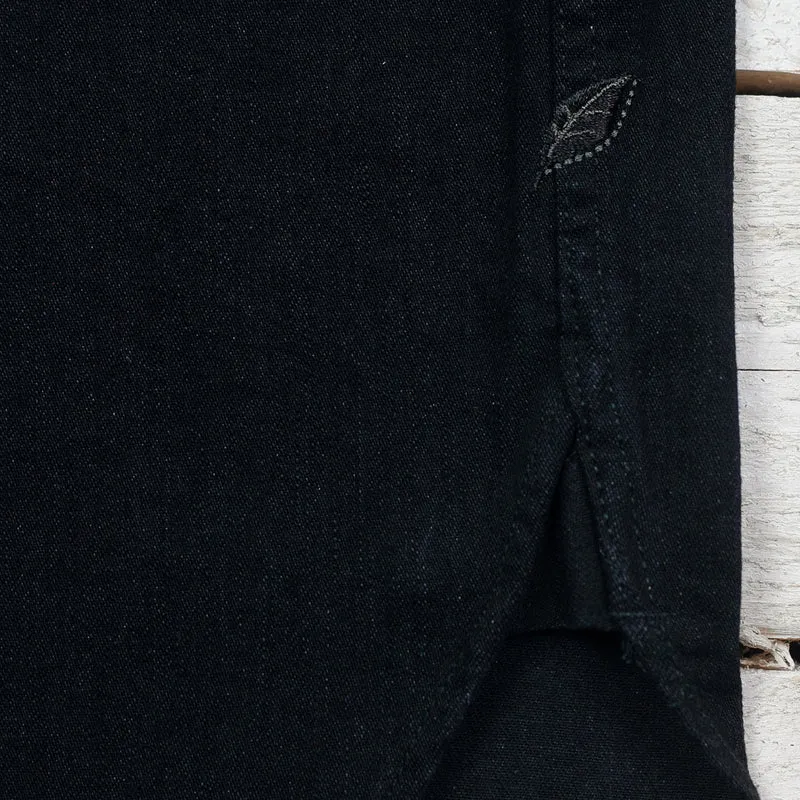 8 oz. Stretch Denim Western Shirt Schwarz