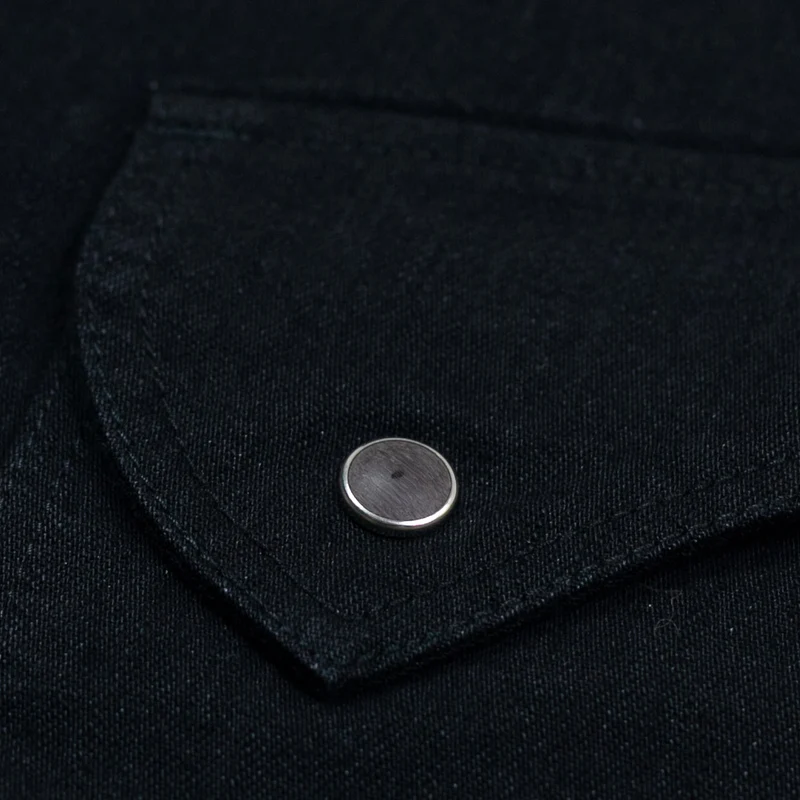 8 oz. Stretch Denim Western Shirt Schwarz