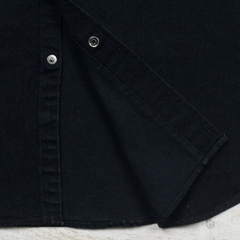 8 oz. Stretch Denim Western Shirt Schwarz