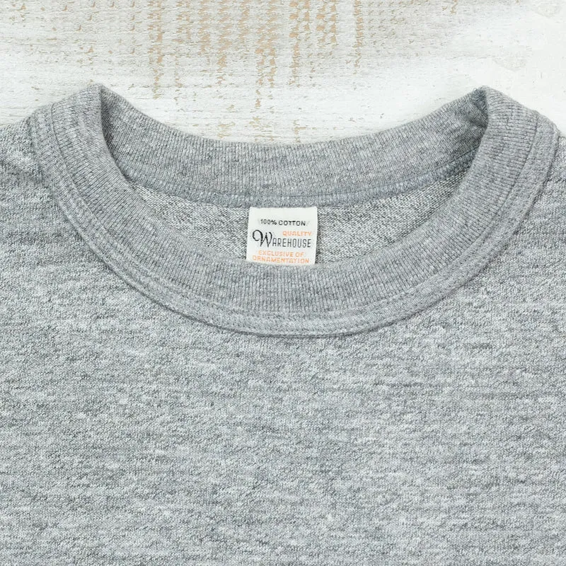 Round Neck T-Shirt Grau Meliert