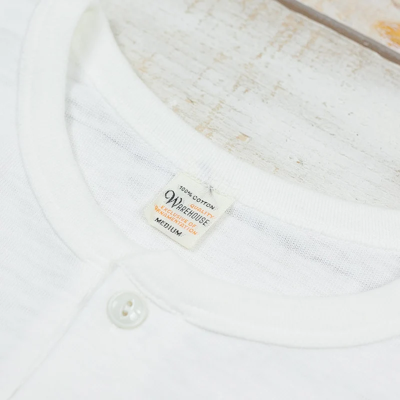 Lot 4601 Henley T-Shirt Weiß
