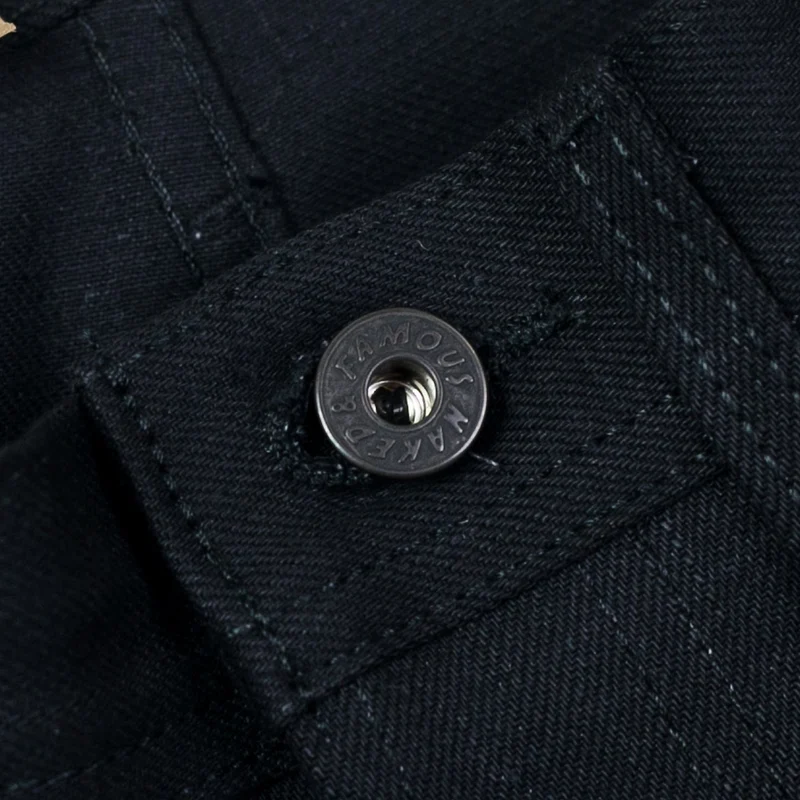 Weird Guy Solid Black Selvedge
